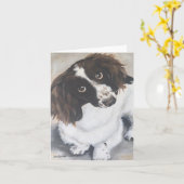 Haustier-Porträt - Otis Karte (Gelbe Blume)