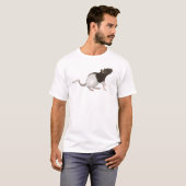 Haustier-Ratten-Malerei T-Shirt (Vorne ganz)