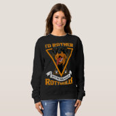 Haustier Rottweiler Hund Sweatshirt (Vorne ganz)