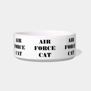 Haustier-Schüssel Air Force Katze Napf
