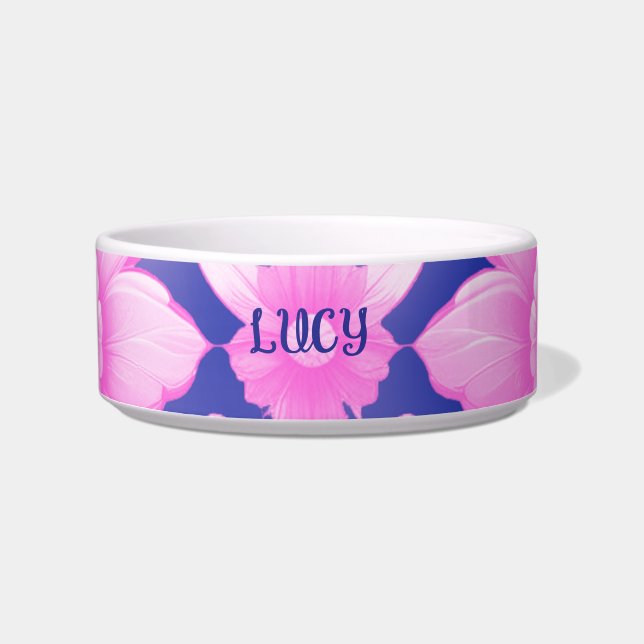 Haustier-Schüssel Lebendiges Rosa fancy  Napf (Vorderseite)