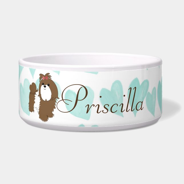 Haustier-Schüssel Shih Tzu Napf (Vorderseite)