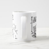Haustier-Shop-Hundshandel Jumbo-Tasse (Rückseite)