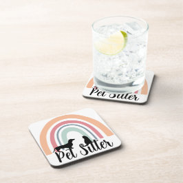 Haustier-Sitter Getränkeuntersetzer