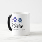 Haustier-Sitter Verwandlungstasse (Vorderseite Links)