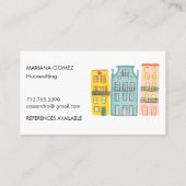 Haustier Sitting Haustier Sittisitter Niedlich ein Visitenkarte (Rückseite)