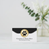 Haustier-sitzende Visitenkarten Visitenkarte (Stehend Vorderseite)