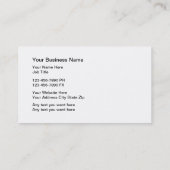 Haustier-Sorgfalt-Silhouette-Geschäfts-Karten Visitenkarte (Rückseite)