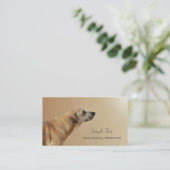 Haustier-Sorgfalt und Adoptions-Geschäfts-Karte Visitenkarte (Stehend Vorderseite)