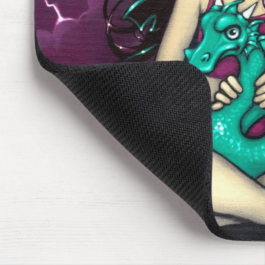 "Haustier-Sturm-Drache" Mousepad (Ecke)