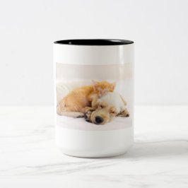 Haustier-Tasse Zweifarbige Tasse