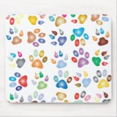 Haustier-Tatzen Mousepad (Vorne)