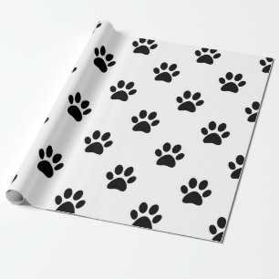 Haustier-Tatzen-Muster Geschenkpapier