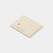 Haustier-Thema-Mops-Hund Post-it Klebezettel (angewinkelt)