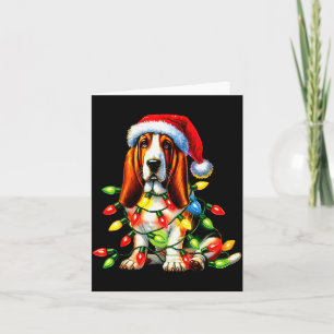 Haustier Tier Wette Jagdhund Hund Liebhaber Weihna Karte