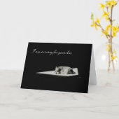 Haustier-Tod, Beileid Karte (Gelbe Blume)