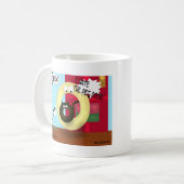 Haustier-Tür-Unglück! Kaffeetasse (Vorderseite Links)