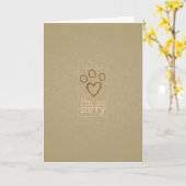 Haustier-Verlust-Beileid von Single neutraler Karte (Gelbe Blume)