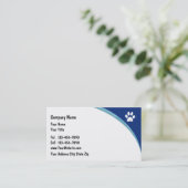 Haustier-Visitenkarten Visitenkarte (Stehend Vorderseite)