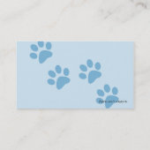 Haustier-Visitenkarten Visitenkarte (Rückseite)