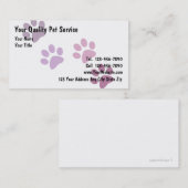 Haustier-Visitenkarten Visitenkarte (Vorne/Hinten)