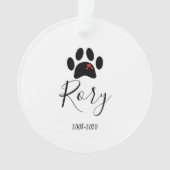 Haustier-Weihnachtsbaum-Katzenpavillon Foto Ornament (Vorderseite)