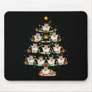 Haustier Xmas Lights Santa Sugar Glider Christma Mousepad