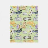 Haustierdecke für Katzenliebhaber Fleecedecke (Vorderseite)