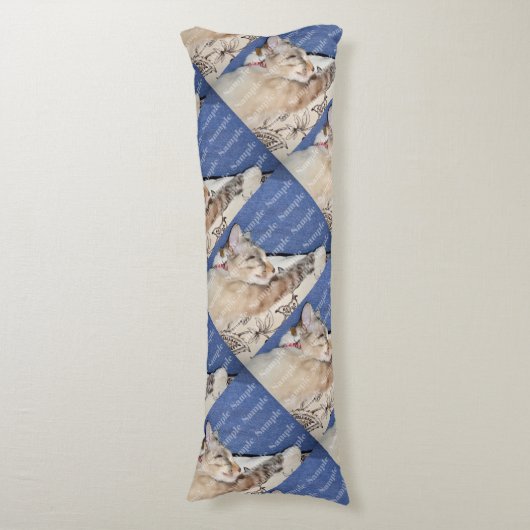 Haustierdenkmal stellen Ihr eigenes Foto her Seitenschläferkissen (Vorderseite Vertikal)