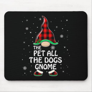 Haustiere alle Hunde werden Buffalo Karierten Fami Mousepad