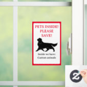 Haustiere, Aufkleber, Fensterklammern Fensteraufkleber (Zuhause)