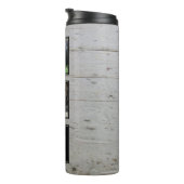 Haustiere aus Foto auf Holz personalisiert Thermosbecher (Nach rechts gedreht)