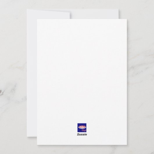 Haustiere aus Party Feiertagskarte (Rückseite)