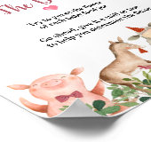 Haustiere Barnyard rät das Baby Food Poster (Ecke)