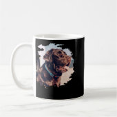 Haustiere Einfach Moderne Cool Tygraphy Name Und F Kaffeetasse (Links)