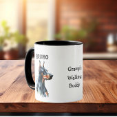 Haustiere Einfache Wasserschlag Dobermann Schwarz  Tasse