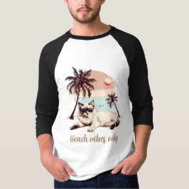 Haustiere entspannen am Strand T-Shirt