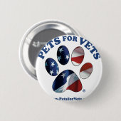 Haustiere für Tierärzte Button (Vorne & Hinten)