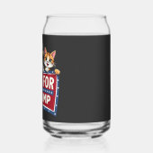 Haustiere für Trump Cats Maga Hunde Wahl Dosenglas (Links)