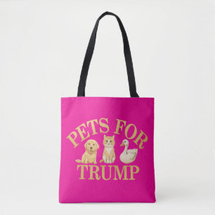 Haustiere für Trump: Unterstützung für Donald Trum Tasche