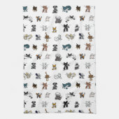 Haustiere Geschirrtuch (Vertikal)