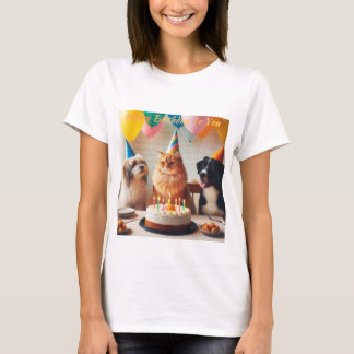 Haustiere glücklich zum Geburtstag T-Shirt