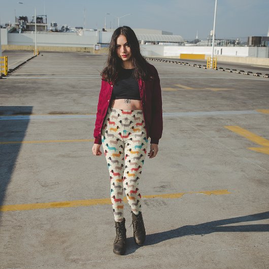 Haustiere Hunde Capri Leggings