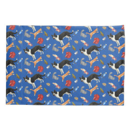 Haustiere im Parade Pillow Case (auf blau) Kissenbezug