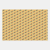 Haustiere im Paradezug Geschenkpapier Set (Vorderseite)