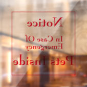 Haustiere in Fensterklammern Fensteraufkleber (Blatt 2)