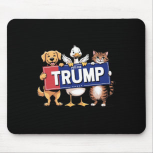 Haustiere Katze Ente Hund Für Trump Mousepad