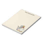 Haustiere können Niedliche Hühner- und Wasserkoche Notizblock (Rotiert)