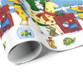 Haustiere Liebe Weihnachtswrapping Papier Geschenkpapier (Rolleneckpunkt)