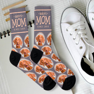 Haustiere Mama Geschenk Hund Katze Foto Muster Lil Socken